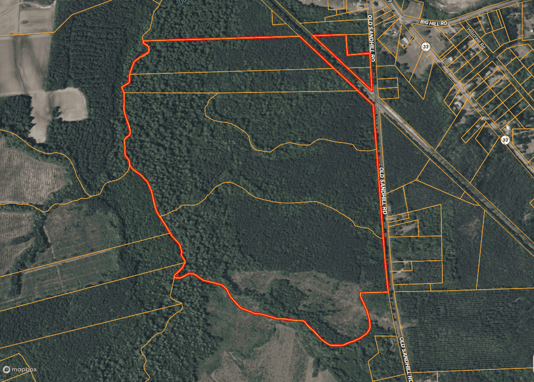153-Acre Timberland for Sale in Edward, NC